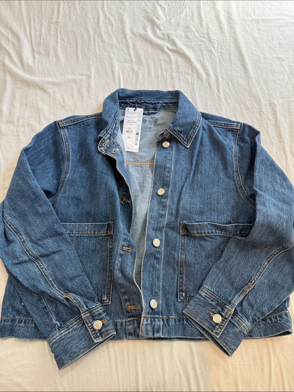 Primark Classic Denim Jacket in Medium Blue